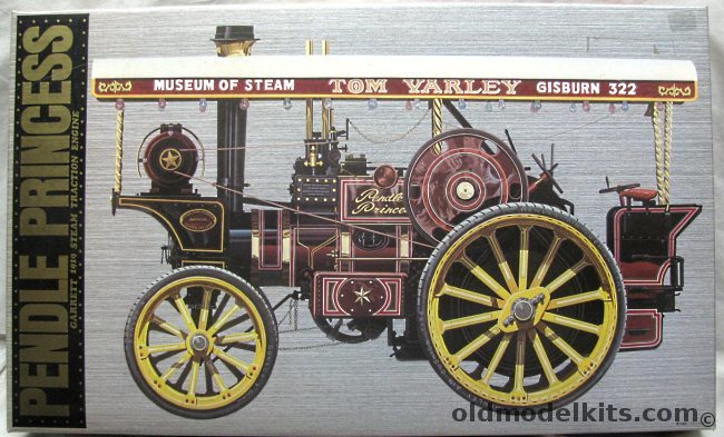 Bandai 1/16 Pendle Princess Garrett 1919 Steam Traction Engine, 35356 plastic model kit